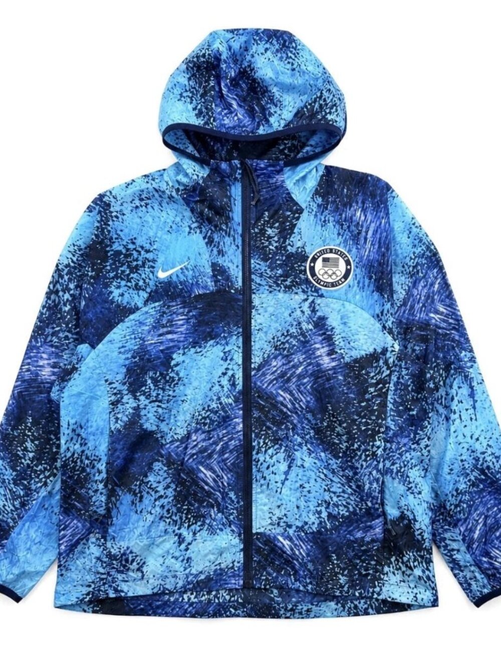 Nike ACG Team USA Olympics Cinder Cone Full Zip Jacket Mens Sz L Blue FN4420-405